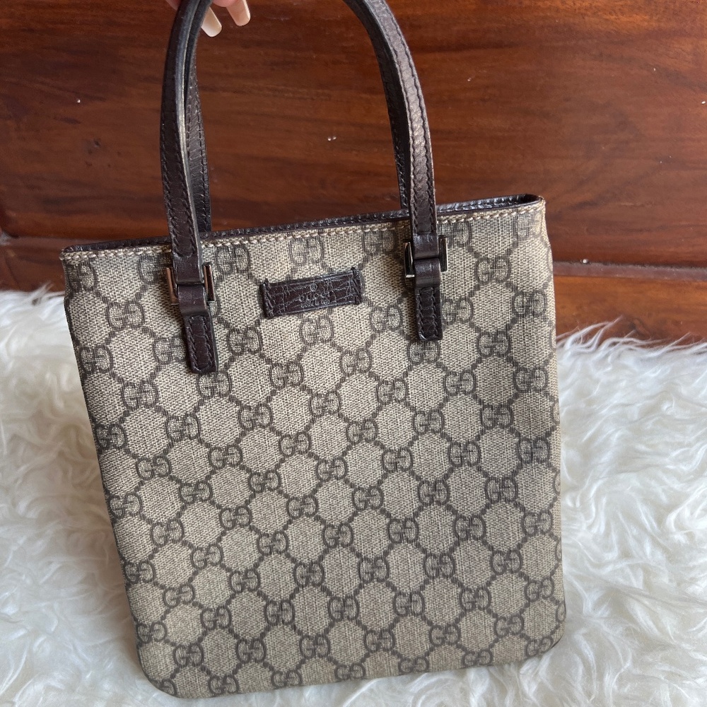 Authentic Rare Gucci GG Canvas Supreme Mini Bag